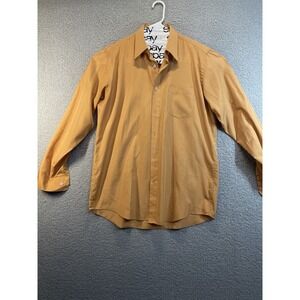 Mens‎ Renzo Dress Shirt Size L 16-16.5 34/35 Long Sleeve Button Up